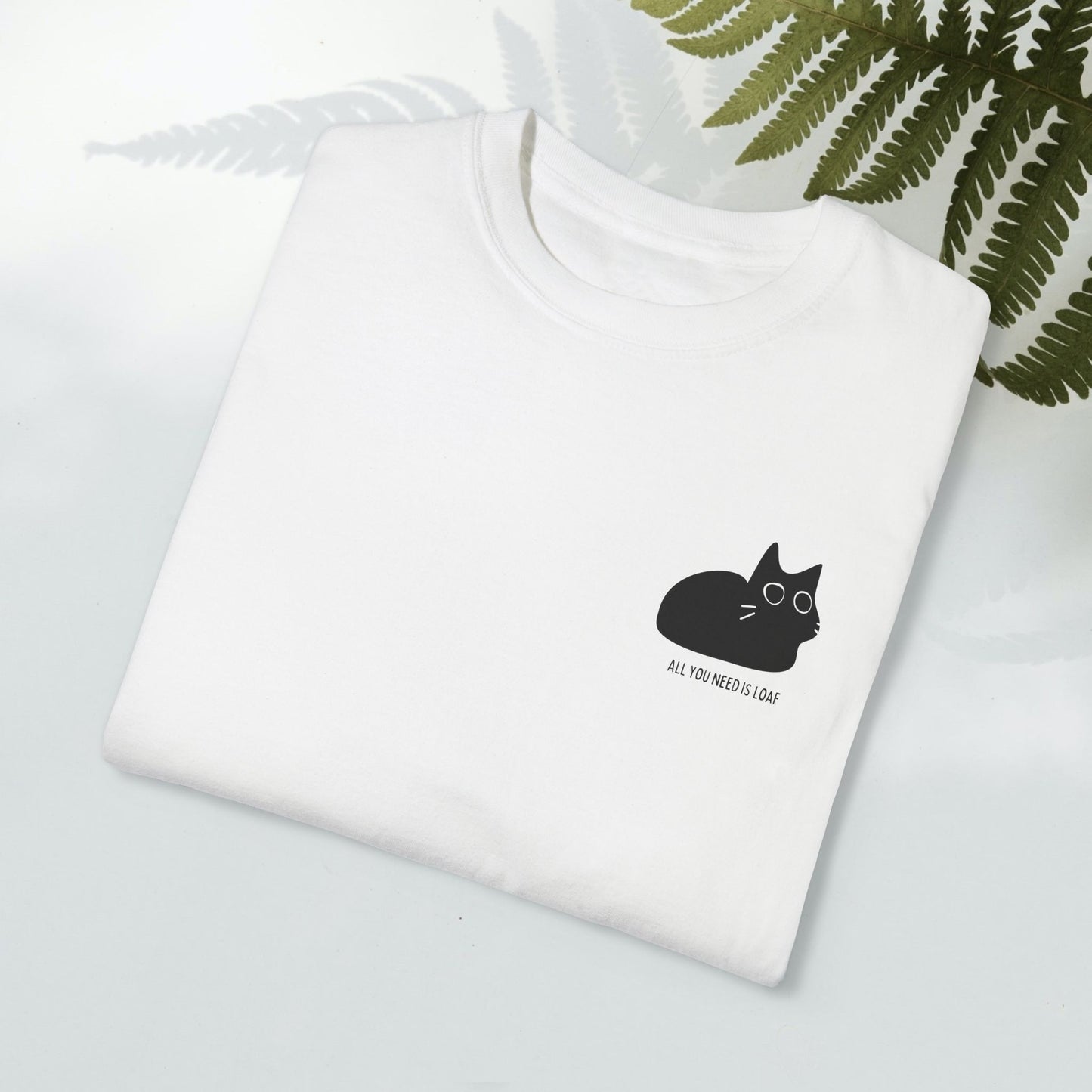 Cat Lover T-shirt 'All You Need is Loaf'